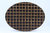 Oval Mahogany and Ash End Grain Cutting Board Oval Mahogany and Ash End Grain Cutting Board